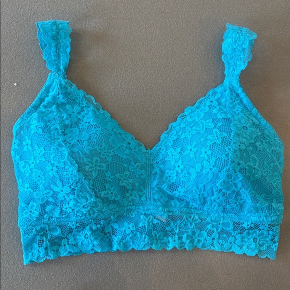 Lot 2 No Boundaries Lace Bralette Bra Bundle Womens XL Extra Large Blue Orange - Picture 3 of 14